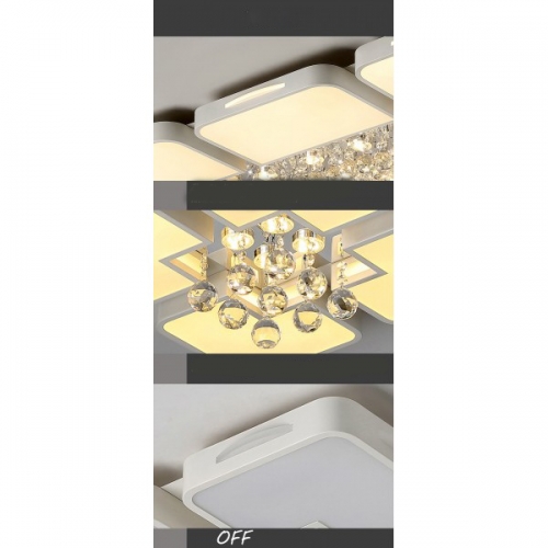 Plafon LED z pilotem 90x60cm 65Watt - P118